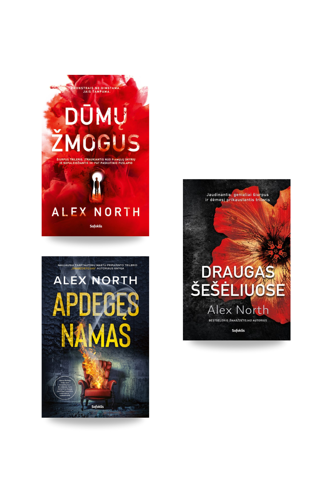 Alex North rinkinys (3 vnt) Alex North rinkinys (3 vnt)