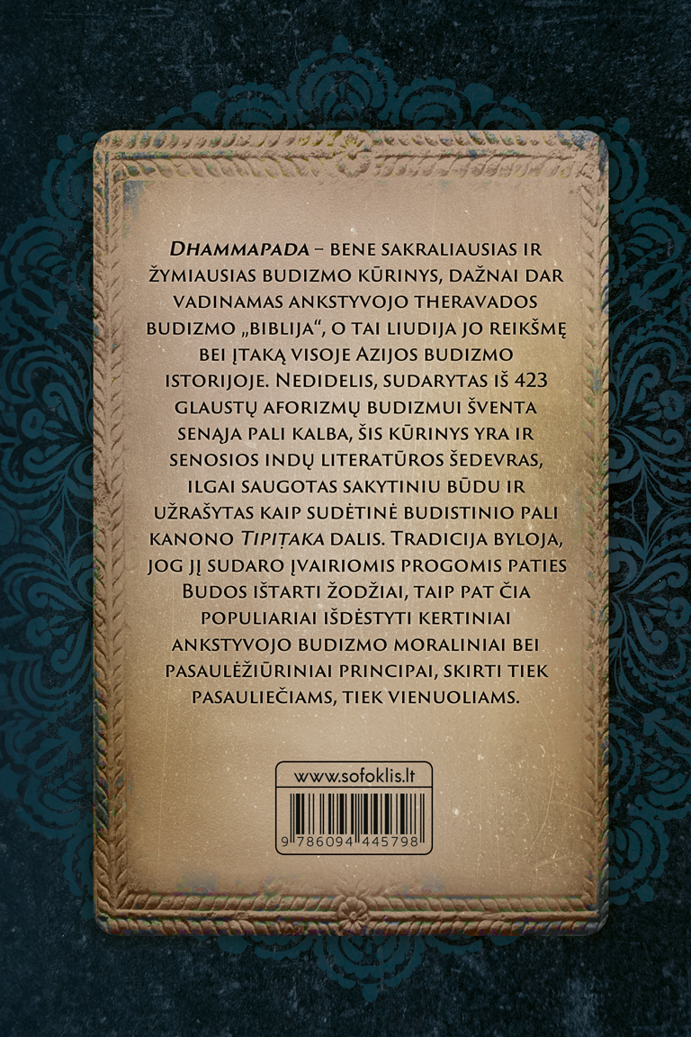 Dhammapada: Mokymo pėdos 1 Dhammapada: Mokymo pėdos 1