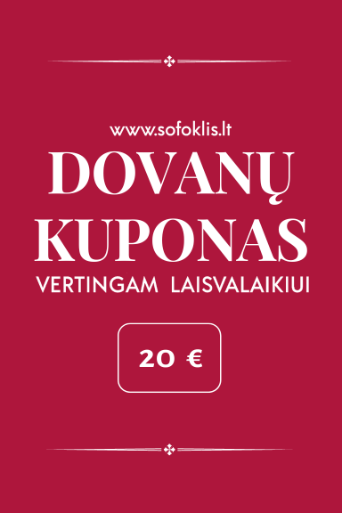Dovanų kuponas 20 €