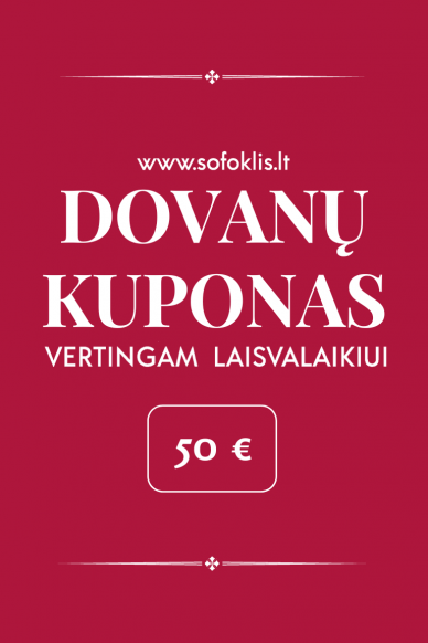 Dovanų kuponas 50 € Dovanų kuponas 50 €