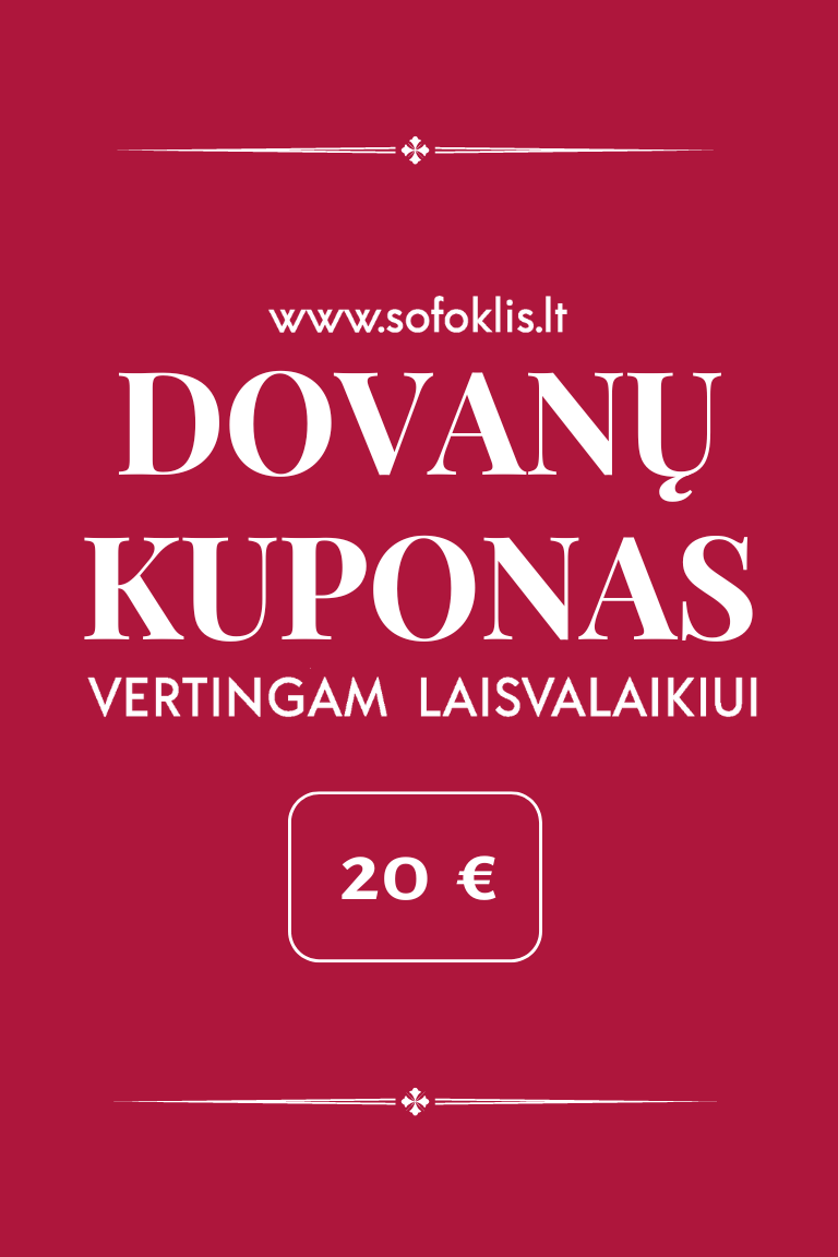 Dovanų kuponas 20 € Dovanų kuponas 20 €