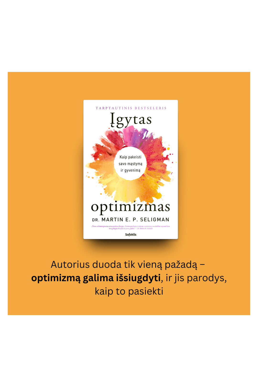 Įgytas optimizmas: kaip pakeisti savo mąstymą ir gyvenimą 2 Įgytas optimizmas: kaip pakeisti savo mąstymą ir gyvenimą 2
