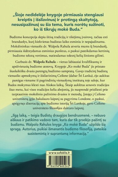 Ko mokė Buda Ko mokė Buda