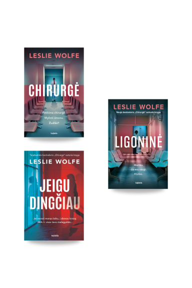 Leslie Wolfe knygos (3 vnt)