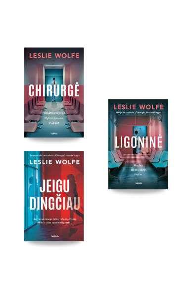 Leslie Wolfe knygos (3 vnt) Leslie Wolfe knygos (3 vnt)
