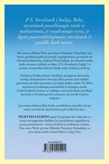 P. S. Atvažiuok į Italiją