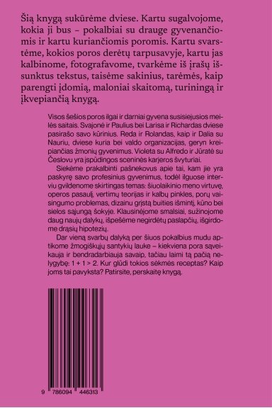 Poroje. Pokalbiai keturiese