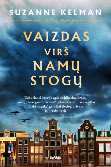 Vaizdas virš namų stogų Vaizdas virš namų stogų